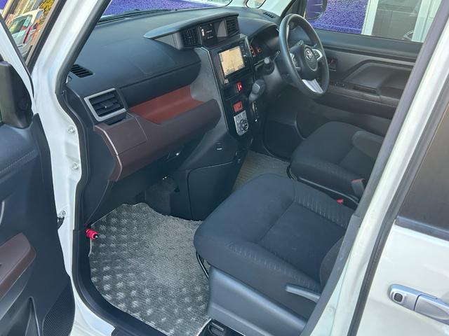 ルーミー G ETC バックカメラ ナビ TV 両側電動スライドドア オートクルーズコントロール オートライト スマートキー アイドリングストップ 電動格納ミラー シートヒーター ウォークスルー CVT(63枚目)