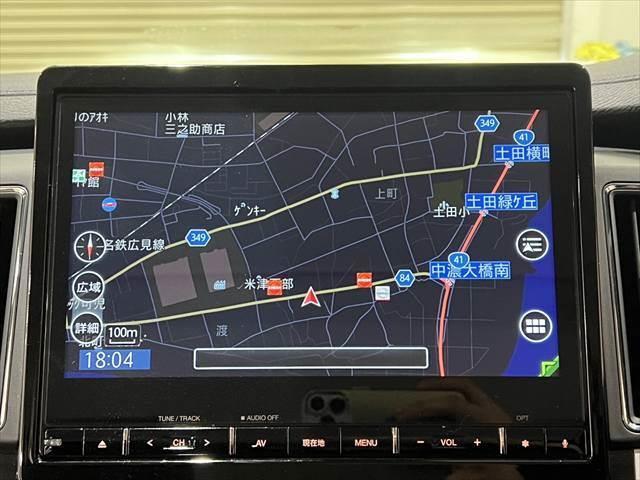デリカＤ：５ Ｐ　７人乗り　純正１０インチナビ　禁煙車　両側パワースライドドア　全方位カメラ　４ＷＤ　フルセグ　ＬＥＤヘッドライト　シートヒーター　ＥＴＣ　Ｂｌｕｅｔｏｏｔｈ　ミュージックサーバー　レーダークルーズコントロール（4枚目）