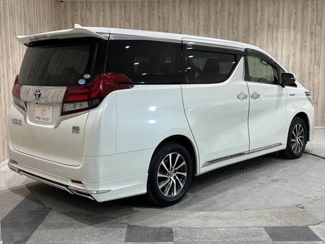 アルファードハイブリッド エグゼクティブラウンジ リアモデリスタエアロ 本革シート 後席フリップダウンモニター 両側パワスラ 衝突軽減ブレーキ JBL 純正ナビ 全方位カメラ Bluetooth フルセグ ETC シートヒーター シートエアコン(21枚目)