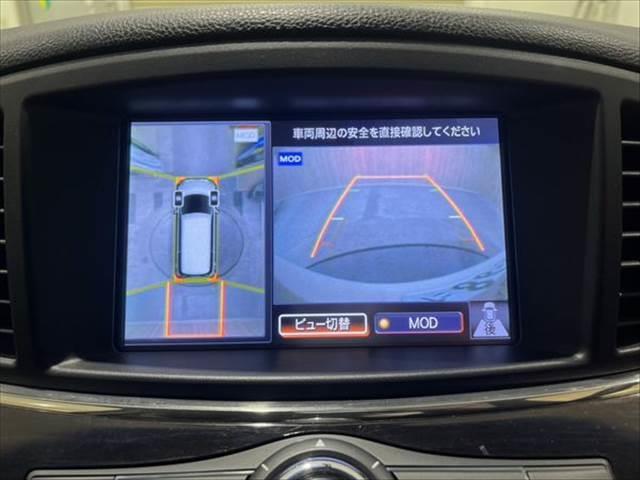 エルグランド 250ハイウェイスター メーカーナビ アラウンドビューモニター フルセグTV 禁煙車 HIDヘッドライト 両側パワースライドドア シートヒーター Bluetooth ETC クリアランスソナー 1500W給電 純正18インチ(6枚目)