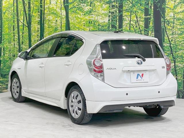 アクア S フルエアロ 純正SDナビ バックカメラ 禁煙車 スマートキー ETC オートライト オートエアコン Bluetooth CD 純正スチールホイール ステアリングスイッチ(17枚目)