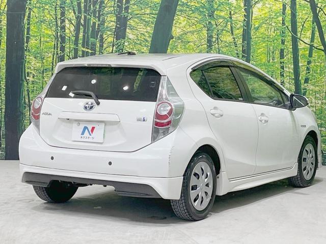 アクア S フルエアロ 純正SDナビ バックカメラ 禁煙車 スマートキー ETC オートライト オートエアコン Bluetooth CD 純正スチールホイール ステアリングスイッチ(51枚目)