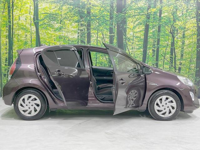 アクア G 純正SDナビ バックカメラ 禁煙車 ドラレコ スマートキー LEDヘッド ビルトインETC クルコン オートライト オートエアコン Bluetooth CD DVD再生 フルセグ LEDフォグ(54枚目)