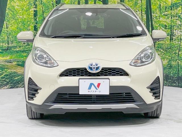 アクア クロスオーバー　純正ＳＤナビ　バックカメラ　衝突軽減装置　禁煙車　ハーフレザーシート　シートヒーター　ドラレコ　ＥＴＣ　車線逸脱警報　オートマチックハイビーム　オートライト　オートエアコン　Ｂｌｕｅｔｏｏｔｈ再生（14枚目）