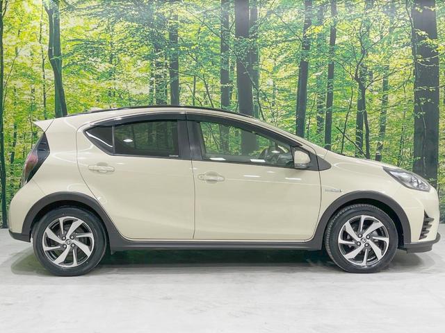 アクア クロスオーバー　純正ＳＤナビ　バックカメラ　衝突軽減装置　禁煙車　ハーフレザーシート　シートヒーター　ドラレコ　ＥＴＣ　車線逸脱警報　オートマチックハイビーム　オートライト　オートエアコン　Ｂｌｕｅｔｏｏｔｈ再生（57枚目）