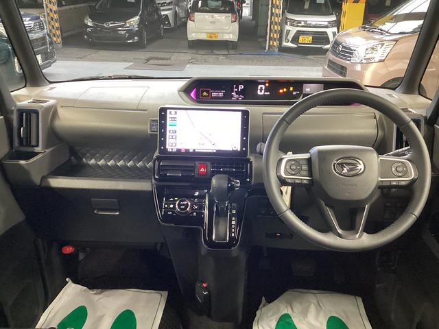 タント カスタムRS 衝突被害軽減ブレーキ 横滑り防止装置 オートハイビーム アイドリングストップ ステアリングスイッチ オートライト キーフリー オートエアコン ナビ ドラレコ パノラマカメラ ETC マット バイザー(16枚目)