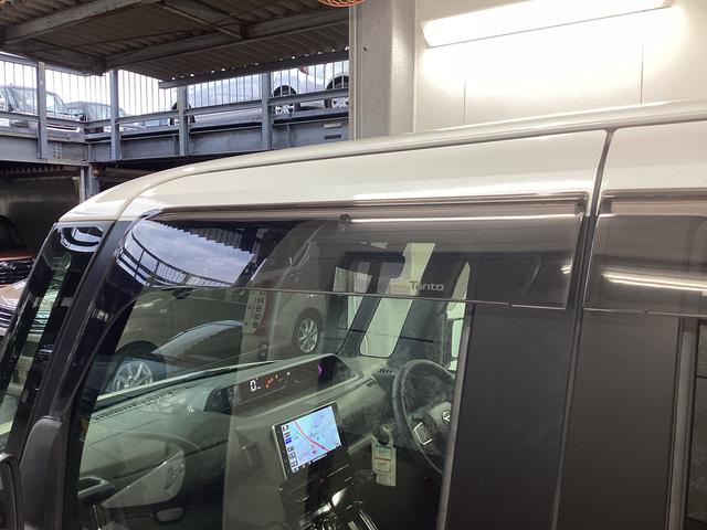 タント カスタムRS 衝突被害軽減ブレーキ 横滑り防止装置 オートハイビーム アイドリングストップ ステアリングスイッチ オートライト キーフリー オートエアコン ナビ ドラレコ パノラマカメラ ETC マット バイザー(23枚目)