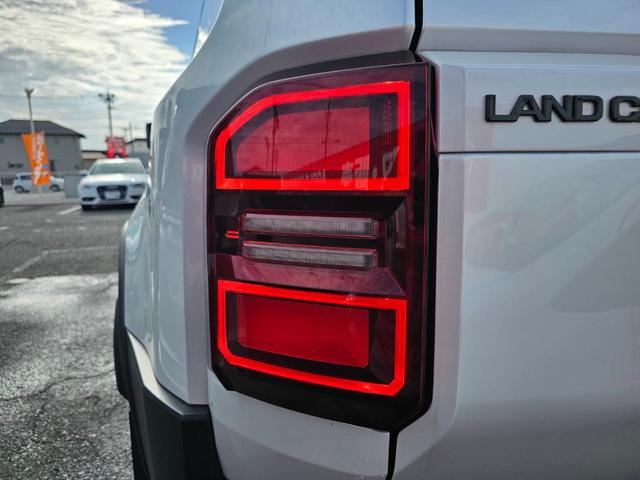 ランドクルーザー２５０ ＶＸ　ワンオーナー　禁煙車　トヨタチームメイト　丸目ヘッドライト　純正ナビ　全方位カメラ　デジタルインナーミラー　ムーンルーフ　ルーフレール　スペアタイヤ　黒革シート　スペアタイヤ　ビルトインＥＴＣ２．０（45枚目）