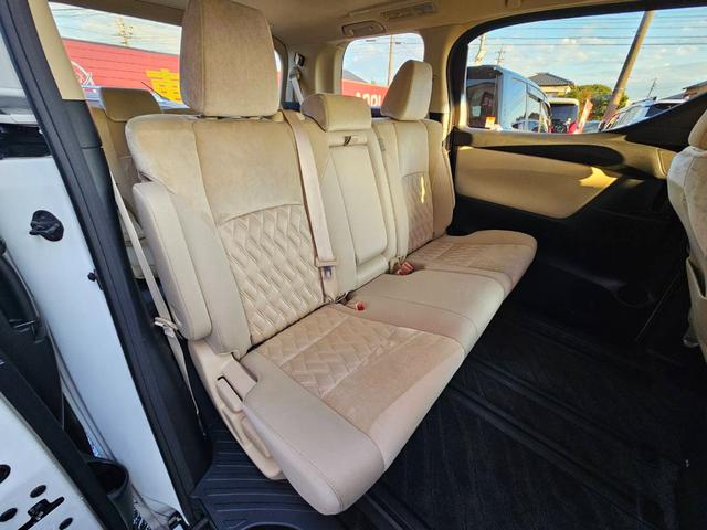 アルファード 2.5X ワンオーナー 禁煙車 ムーンルーフ 両側パワースライドドア 純正ナビ バックカメラ フルセグテレビ 純正フリップダウン コーナーセンサー クルーズコントロール ドライブレコーダー ビルトインETC(39枚目)