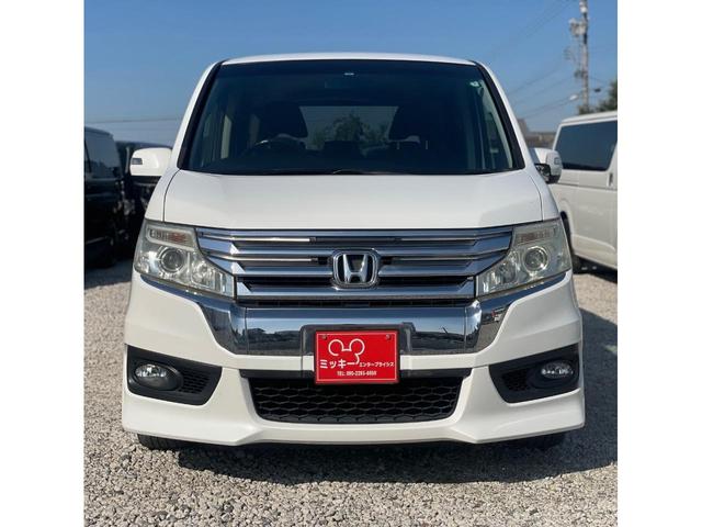 ステップワゴンスパーダ Z 両側パワースライドドア ナビ フルセグTV フリップダウンモニター バックカメラ ETC リアエアコン 8人乗り ステアリングスイッチ キーレスエントリー 助手席エアバッグ スペアキー(3枚目)