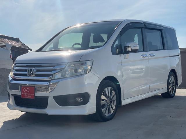 ステップワゴンスパーダ Z 両側パワースライドドア ナビ フルセグTV フリップダウンモニター バックカメラ ETC リアエアコン 8人乗り ステアリングスイッチ キーレスエントリー 助手席エアバッグ スペアキー(57枚目)