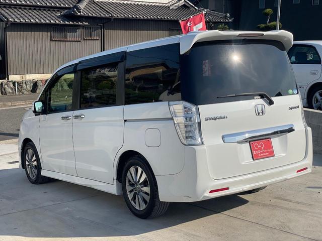 ステップワゴンスパーダ Z 両側パワースライドドア ナビ フルセグTV フリップダウンモニター バックカメラ ETC リアエアコン 8人乗り ステアリングスイッチ キーレスエントリー 助手席エアバッグ スペアキー(61枚目)