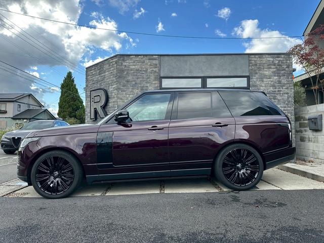 レンジローバー ヴォーグ ディーゼル 4WD 禁煙車 パノラマSR アンビエントライト アームレスト冷蔵庫 左サイドカメラ 純正22インチAW 電動サイドステップ MERIDIANサウンド エアサス LEDヘッド スペアキー(62枚目)