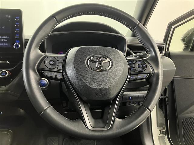 カローラツーリング ハイブリッド　ダブルバイビー　追突軽減ブレーキ　バックモニタ　地デジフルセグ　横滑防止　ナビＴＶ　スマキー　ＬＥＤライト　デュアルエアバッグ　エアコン　オートクルーズ　サイドエアバッグ　ＥＴＣ付　ＰＳ　キーフリー　ＡＢＳ　ワンオナ（10枚目）