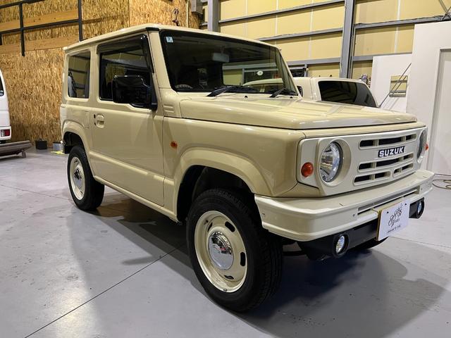 ジムニー XL THEROOTS ザルーツ 名栗加工ステアリング 名栗加工シフトノブ コーデュロイ生地シートカバー レトロホイール ナビゲーション フルセグTV フロントシートヒーター(55枚目)