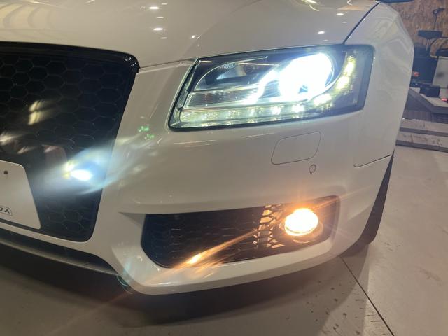 S5 ベースグレード AWE TUNINGマフラー 赤レザー内装 パワーシート シートヒーター アダプティブヘッドライト フルセグTV バックモニター ETC フロントタイヤ新品 前後ブレーキパッド新品(35枚目)