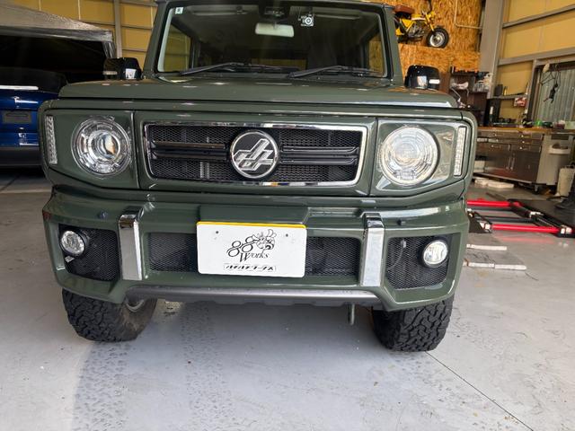 ジムニー ＸＣ　ＤＡＭＤ　ｌｉｔｔｌｅ　Ｇフルエアロ　ＢＦＧＯＯＤＲＩＣＨ　ブロックタイヤ　カロッツェリア８インチディスプレイオーディオ　ＥＴＣ　バックビューモニター　ドライブレコーダー（3枚目）