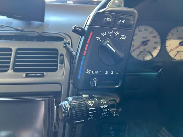 フェアレディZ バージョンS ツインターボ 最終型 2by2 Tバールーフ NAVAN製ATシフトノブ HKSマフラー タイミングベルト交換済 リアレザーシート ナビゲーション フルセグTV ETC ウインカーレンズ付きドアミラーカバー(33枚目)