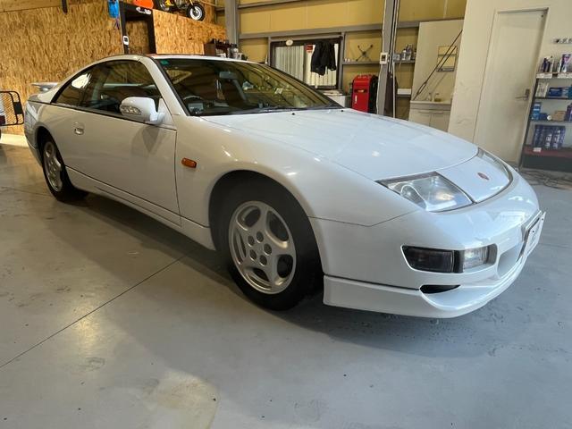 フェアレディZ バージョンS ツインターボ 最終型 2by2 Tバールーフ NAVAN製ATシフトノブ HKSマフラー タイミングベルト交換済 リアレザーシート ナビゲーション フルセグTV ETC ウインカーレンズ付きドアミラーカバー(69枚目)