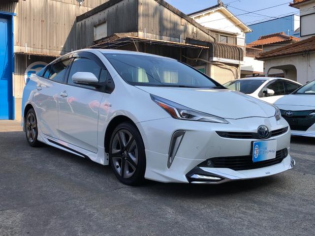 プリウス Ａツーリングセレクション　モデリスタエアロ・純正９インチナビフルセグＴＶ・バックモニター・シートヒーター・ＢＳＭ・ＨＵＤ・ＥＴＣ・クリアランスソナー・パワーシート・ドラレコ・レーダークルーズ・ＲＣＴＡ・パワーシート（2枚目）