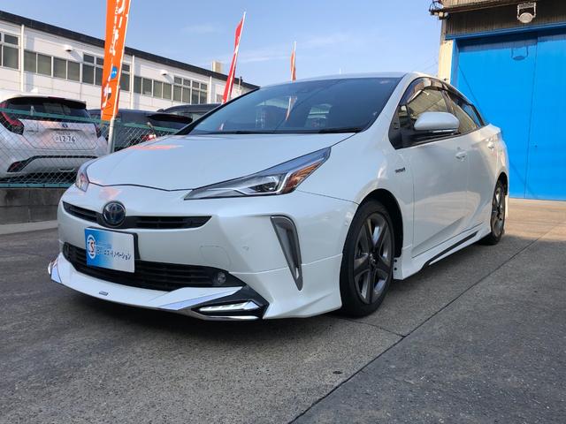 プリウス Ａツーリングセレクション　モデリスタエアロ・純正９インチナビフルセグＴＶ・バックモニター・シートヒーター・ＢＳＭ・ＨＵＤ・ＥＴＣ・クリアランスソナー・パワーシート・ドラレコ・レーダークルーズ・ＲＣＴＡ・パワーシート（3枚目）