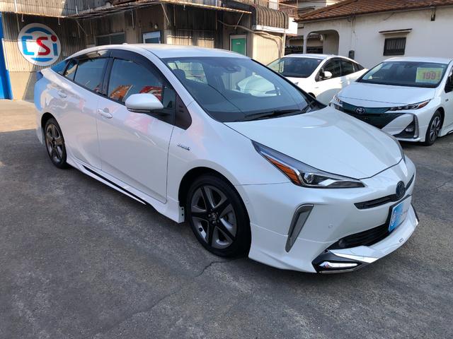 プリウス Ａツーリングセレクション　モデリスタエアロ・純正９インチナビフルセグＴＶ・バックモニター・シートヒーター・ＢＳＭ・ＨＵＤ・ＥＴＣ・クリアランスソナー・パワーシート・ドラレコ・レーダークルーズ・ＲＣＴＡ・パワーシート（6枚目）