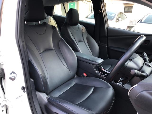 プリウス Ａツーリングセレクション　モデリスタエアロ・純正９インチナビフルセグＴＶ・バックモニター・シートヒーター・ＢＳＭ・ＨＵＤ・ＥＴＣ・クリアランスソナー・パワーシート・ドラレコ・レーダークルーズ・ＲＣＴＡ・パワーシート（33枚目）