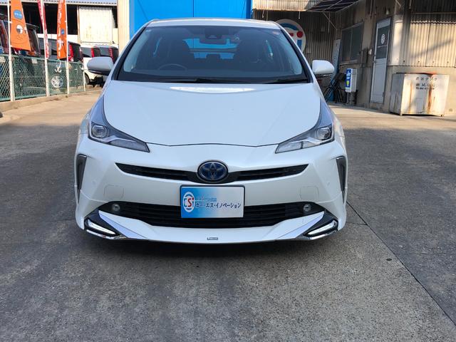 プリウス Ｓツーリングセレクション　モデリスタエアロ・純正９インチナビフルセグＴＶ・バックモニター・ビルトインＥＴＣ・セーフティセンス・レザーシート・シートヒーター・ＬＥＤヘッドライト・フォグ・レーダークルーズ・クリアランスソナー（3枚目）