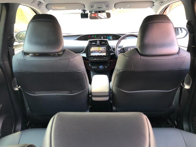 プリウス Ｓツーリングセレクション　モデリスタエアロ・純正９インチナビフルセグＴＶ・バックモニター・ビルトインＥＴＣ・セーフティセンス・レザーシート・シートヒーター・ＬＥＤヘッドライト・フォグ・レーダークルーズ・クリアランスソナー（38枚目）