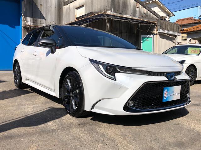 カローラツーリング ハイブリッド　ダブルバイビー　ツートンカラー・９インチディスプレイオーディオ・ナビ・トヨタセーフティセンス・シートヒーター・ハンドルヒーター・バックモニター・クリアランスソナー・レーダークルーズ・ＲＣＴＡ・ＤＶＤデッキ・ドラレコ（2枚目）