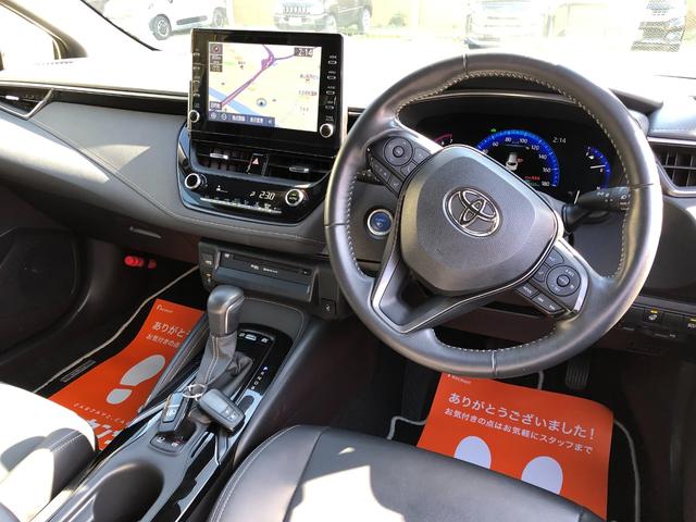 カローラツーリング ハイブリッド　ダブルバイビー　ツートンカラー・９インチディスプレイオーディオ・ナビ・トヨタセーフティセンス・シートヒーター・ハンドルヒーター・バックモニター・クリアランスソナー・レーダークルーズ・ＲＣＴＡ・ＤＶＤデッキ・ドラレコ（38枚目）