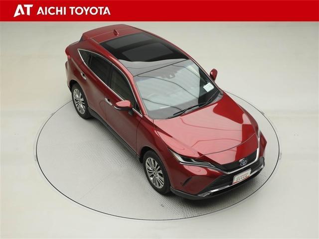 ハリアーハイブリッド Ｚ　レザーパッケージ　ナビＴＶ　ＬＥＤライト　本革　エアコン　横滑り防止　ドラレコ付　クルーズコントロール　Ｐシート　ガラスルーフ　メディアプレイヤー接続　キーレスエントリー　フルセグテレビ　アルミ　１オーナー　４ＷＤ（16枚目）