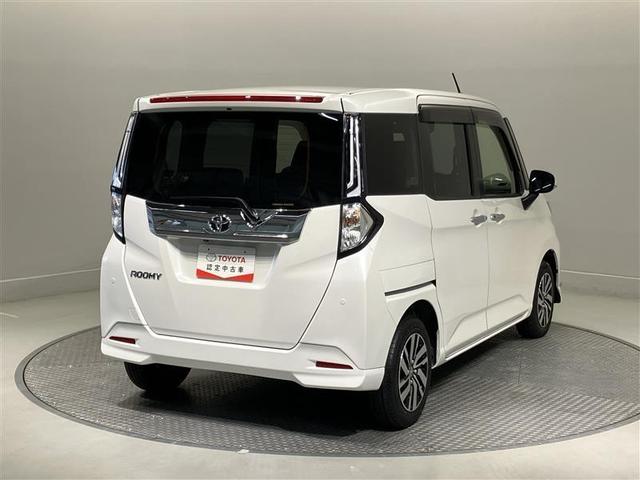 ルーミー カスタムG 両側電動SD LEDヘット バックビューモニター 衝突回避ブレーキ TV 地デジ スマートキー クルーズコントロール 点検記録簿 ETC 1オーナー オートエアコン アルミホイール キーフリーシステム(4枚目)