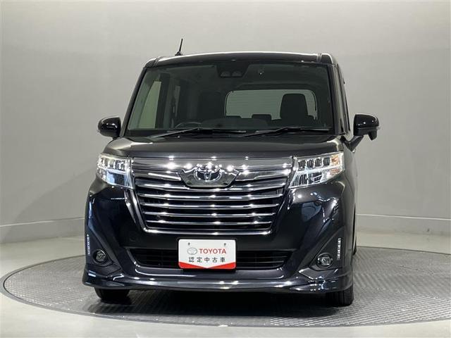 ルーミー カスタムＧ　Ｓ　衝突軽減ブレーキシステム　地デジＴＶ　スマートキ－　両側電動Ｄ　ＬＥＤライト　Ｂモニター　パワステ　ＶＳＣ　クルコン　ＥＴＣ　オートエアコン　ナビＴＶ　アルミホイール　ＡＢＳ　キーフリー　メモリーナビ（2枚目）