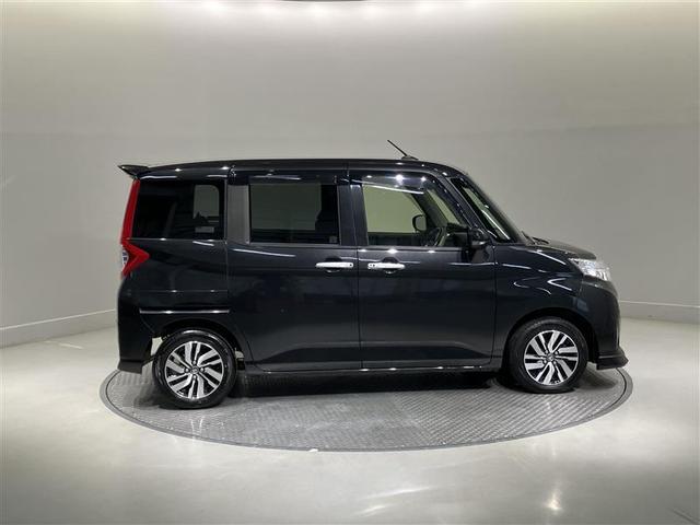 ルーミー カスタムＧ　Ｓ　衝突軽減ブレーキシステム　地デジＴＶ　スマートキ－　両側電動Ｄ　ＬＥＤライト　Ｂモニター　パワステ　ＶＳＣ　クルコン　ＥＴＣ　オートエアコン　ナビＴＶ　アルミホイール　ＡＢＳ　キーフリー　メモリーナビ（3枚目）
