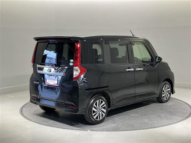 ルーミー カスタムＧ　Ｓ　衝突軽減ブレーキシステム　地デジＴＶ　スマートキ－　両側電動Ｄ　ＬＥＤライト　Ｂモニター　パワステ　ＶＳＣ　クルコン　ＥＴＣ　オートエアコン　ナビＴＶ　アルミホイール　ＡＢＳ　キーフリー　メモリーナビ（4枚目）