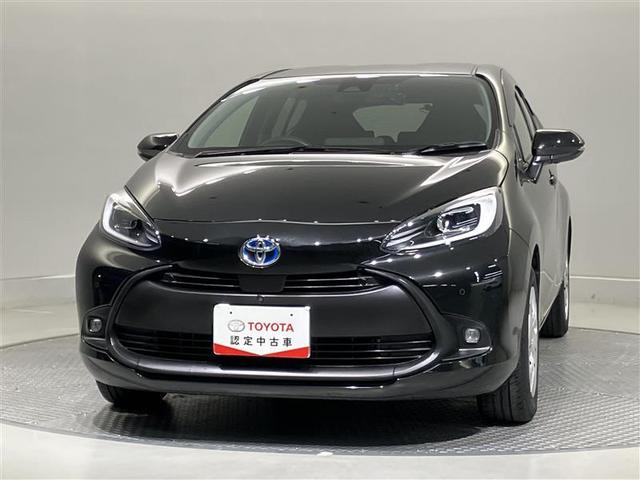 アクア X 踏み間違い防止 イモビ ナビ&TV フルセグ LEDヘッドライト スマートキー 横滑り防止機能 キーレスエントリー オートクルーズ オートエアコン 元試乗車 ETC カーテンエアバッグ DVD再生(2枚目)