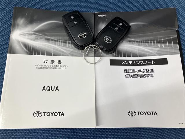 アクア X 踏み間違い防止 イモビ ナビ&TV フルセグ LEDヘッドライト スマートキー 横滑り防止機能 キーレスエントリー オートクルーズ オートエアコン 元試乗車 ETC カーテンエアバッグ DVD再生(38枚目)