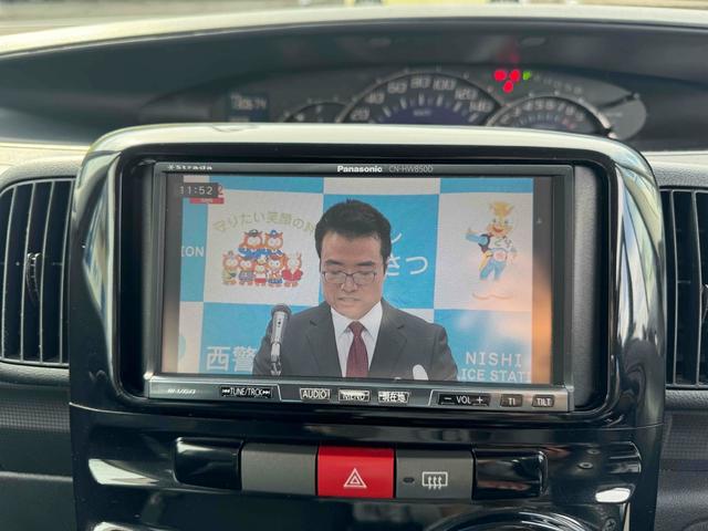 タント カスタムＲＳ　ドライブレコーダー　電動スライドドア　ナビ　ＴＶ　ＨＩＤ　スマートキー　ベンチシート　ターボ　ＣＶＴ　盗難防止システム　ＡＢＳ　ＣＤ　アルミホイール　衝突安全ボディ　エアコン　パワーステアリング（4枚目）