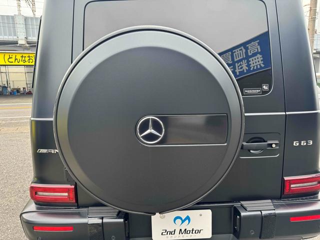 Gクラス G63 エディションマットブラック 禁煙車 4WD ドライブレコーダー 全周囲カメラ クリアランスソナー オートクルーズコントロール パワーシート 衝突被害軽減システム サンルーフ ナビ オートライト LEDヘッドランプ アルミホイール(25枚目)