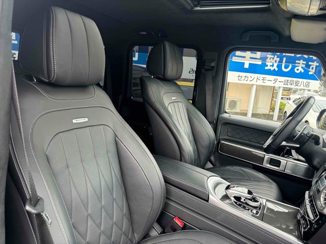 Gクラス G63 エディションマットブラック 禁煙車 4WD ドライブレコーダー 全周囲カメラ クリアランスソナー オートクルーズコントロール パワーシート 衝突被害軽減システム サンルーフ ナビ オートライト LEDヘッドランプ アルミホイール(56枚目)