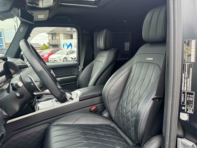 Gクラス G63 エディションマットブラック 禁煙車 4WD ドライブレコーダー 全周囲カメラ クリアランスソナー オートクルーズコントロール パワーシート 衝突被害軽減システム サンルーフ ナビ オートライト LEDヘッドランプ アルミホイール(63枚目)