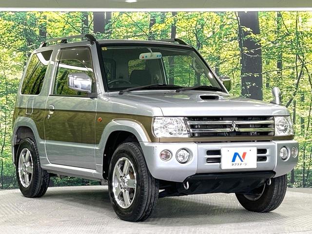 パジェロミニ リミテッドエディションＶＲ　４ＷＤ　ターボ　禁煙車　２トーンカラー　ルーフレール　純正１５インチアルミホイール　フォグライト　ブラックインテリア　ＣＤ再生　ヘッドライトレベライザー（17枚目）