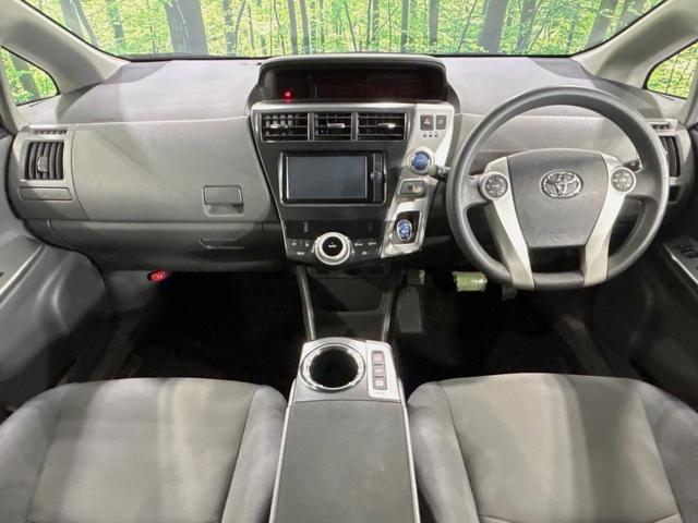 プリウスアルファ Ｓ　純正ＳＤナビ　バックカメラ　禁煙車　スマートキー　ビルトインＥＴＣ　オートライト　オートエアコン　純正１６インチアルミ　Ｂｌｕｅｔｏｏｔｈ　ＣＤ　ＤＶＤ再生　フルセグ（2枚目）
