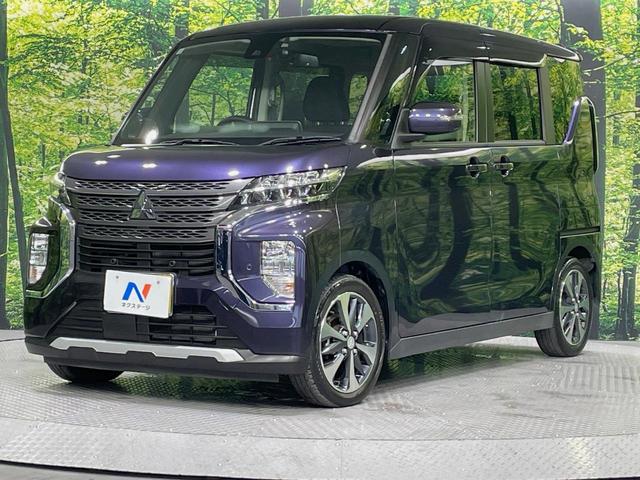 ｅＫクロススペース Ｇ　プラスエディション　ハンズフリー両側電動ドア　純正９型ナビ　全周囲カメラ　衝突軽減システム　禁煙　ドラレコ　シートヒーター　コーナーセンサー　スマートキー　ＬＥＤヘッド　車線逸脱警報　オートエアコン　純正１５インチアルミ（24枚目）