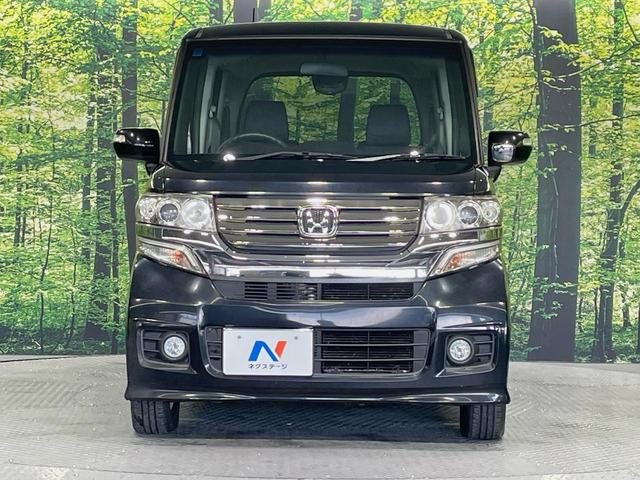 N-BOXカスタム G・Lパッケージ 電動スライドドア 純正SDナビ バックカメラ スマートキー HIDヘッド ETC オートライト オートエアコン CD DVD再生 地デジ 禁煙車(14枚目)