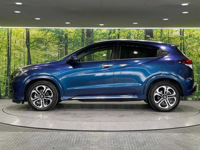 ヴェゼル ハイブリッドZ・ホンダセンシング 純正SDナビ バックカメラ 衝突被害軽減システム レーダークルーズ 禁煙車 スマートキー LEDヘッド ビルトインETC 車線逸脱警報 オートライト デュアルエアコン 寒冷地仕様(27枚目)