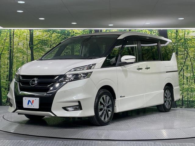 セレナ ハイウェイスター Vセレクション 後席モニター 両側電動ドア 純正9型ナビ 全周囲カメラ 衝突被害軽減システム コーナーセンサー スマートキー LEDヘッド ETC クルコン 車線逸脱警報 オートライト オートエアコン 禁煙車(27枚目)