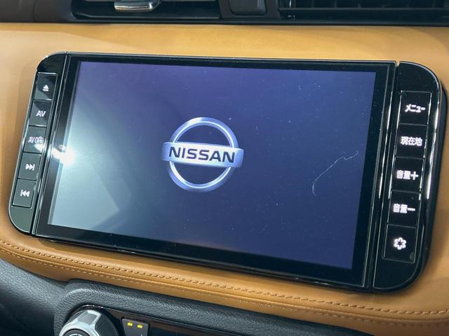 キックス Ｘ　ツートーンインテリアエディション　純正９インチナビ　全周囲カメラ　衝突被害軽減システム　レーダークルーズ　ハーフレザーシート　ドラレコ　コーナーセンサー　スマートキー　ＬＥＤヘッド　ＥＴＣ　オートハイビーム　オートライト　禁煙車（4枚目）