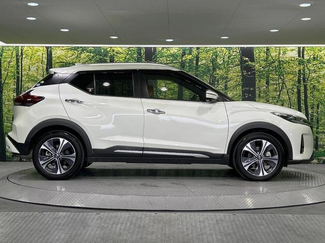 キックス Ｘ　ツートーンインテリアエディション　純正９インチナビ　全周囲カメラ　衝突被害軽減システム　レーダークルーズ　ハーフレザーシート　ドラレコ　コーナーセンサー　スマートキー　ＬＥＤヘッド　ＥＴＣ　オートハイビーム　オートライト　禁煙車（32枚目）